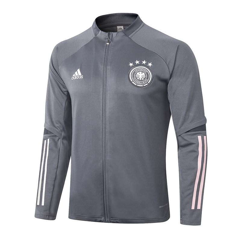 Veste de foot Allemagne 2020 2021 Gris Foncé