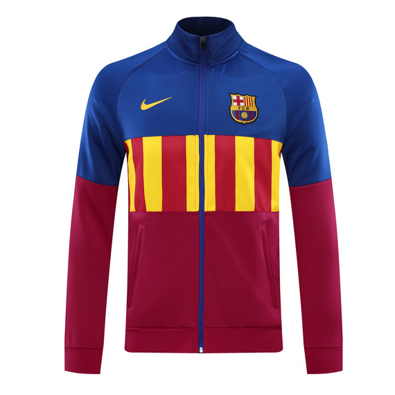 Veste de foot Barcelone 2020 2021 Bleu/Rose