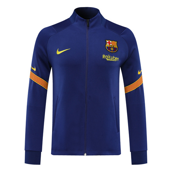 Veste de foot Barcelone Bleu Marine 2020 2021