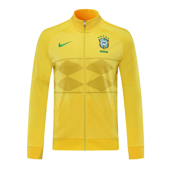 Veste de foot Bresil Jaune 2020 2021