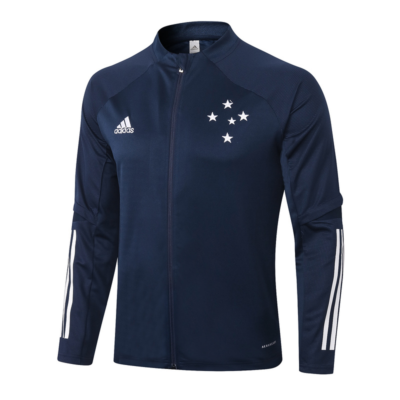 Veste de foot Cruzeiro 2020 2021 Bleu Marine