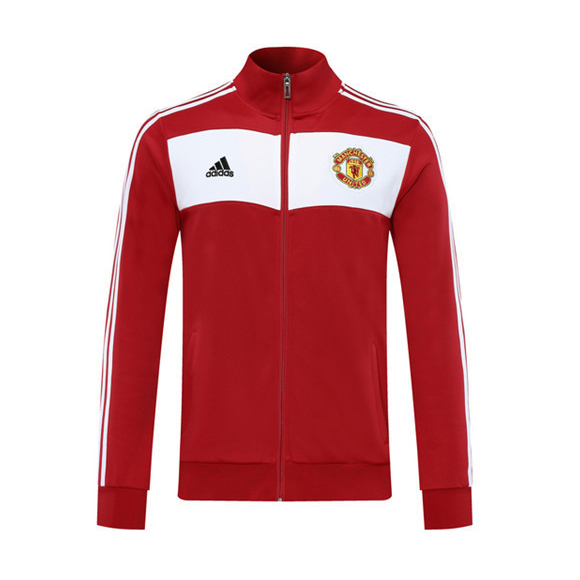 Veste de foot Manchester United Rouge/Blanc/Noir 2020 2021