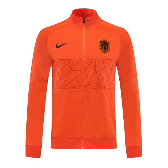 Veste de foot Pays-Bas orange 2020 2021