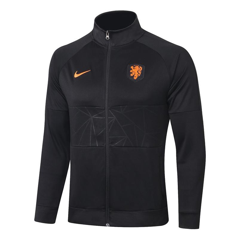 Veste de foot Pays-Bas 2020 2021 Noir