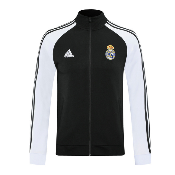 Veste de foot Real Madrid 2020 2021 Noir/Blanc