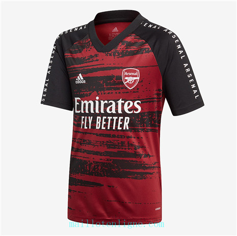Maillot de foot Arsenal training Rouge 2020 2021