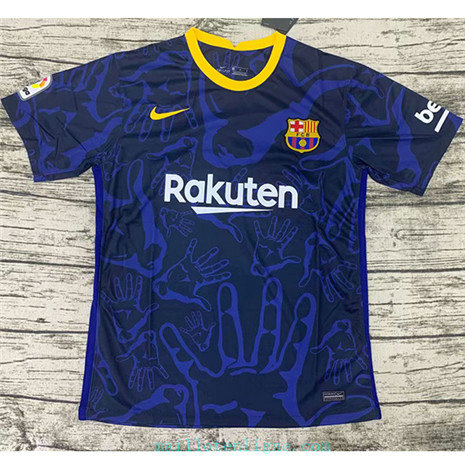 Maillot foot Barcelone training Bleu 2020 2021