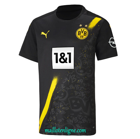 Thai Maillot du Borussia Dortmund Exterieur Noir 2020 2021