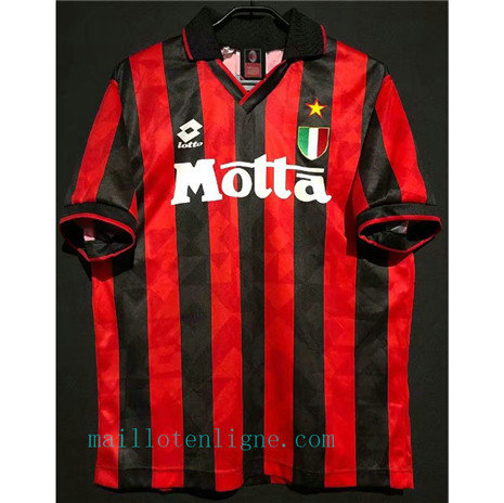 Thai Maillot de Classic AC Milan Domicile 1993-94