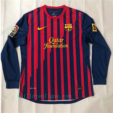 Maillot du Classic Barcelone Domicile Manche Longue 2011-2012