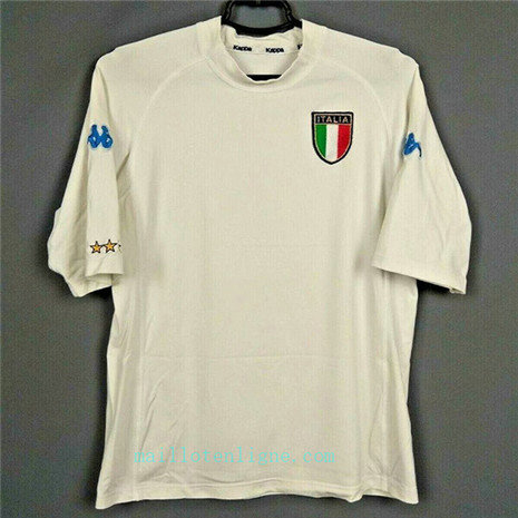 Maillot de foot Classique Italie Exterieur Blanc 2000