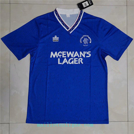 Maillot du Classic Rangers Domicile 1990-92