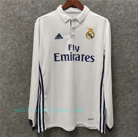 Thai Maillot du Classique Real Madrid Domicile Manche Longue 2016-17