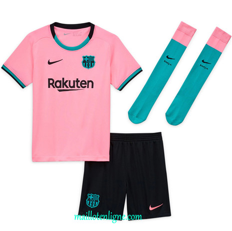 Maillot foot Barcelone Enfant Rose 2020 2021