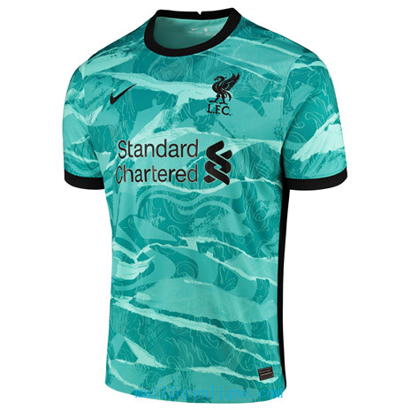 Maillot de Liverpool Vert 2020 2021