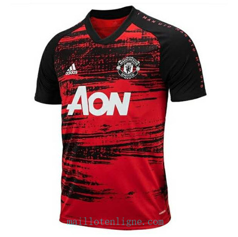 Maillot foot Manchester United training Rouge 2020 2021