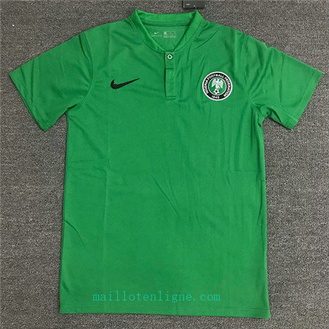 Maillot de foot Nigeria polo Vert 2020 2021
