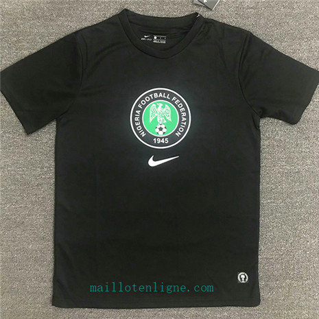 Maillot foot Nigeria training Noir 2020 2021