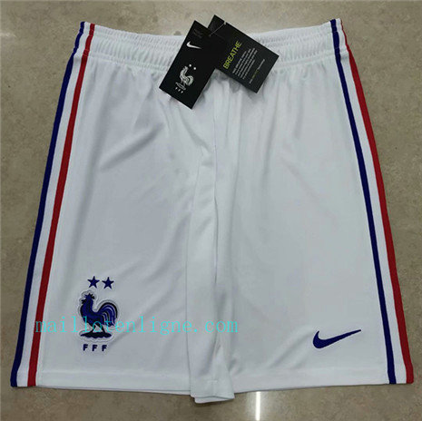 Maillot de foot France Short Blanc 2020 2021