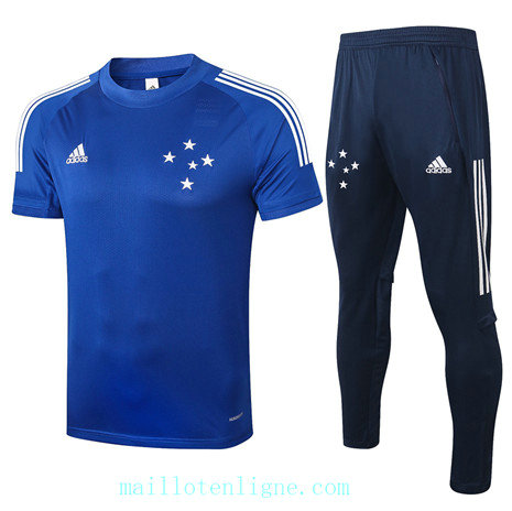 Maillot foot Training Cruzeiro 2020 2021 Bleu