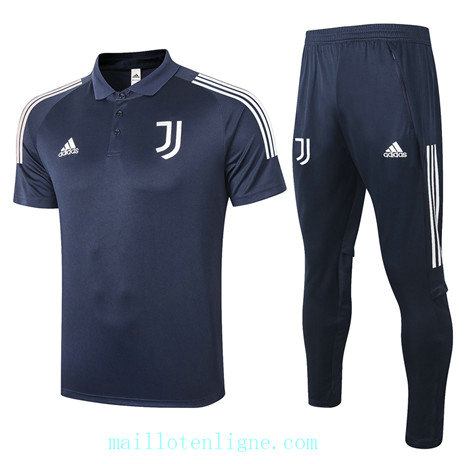 Thai Maillot du Training Juventus POLO 2020 2021 Bleu Marine