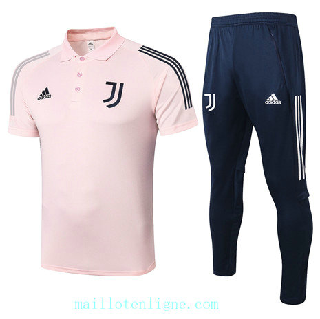 Maillot foot Training Juventus POLO 2020 2021 Rose