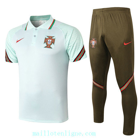 Maillot du Training Portugal POLO 2020 2021 Vert