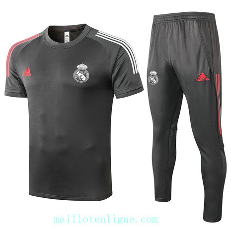 Maillot du Training Real Madrid 2020 2021 Gris foncé