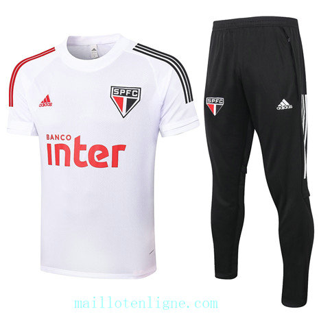 Maillot de Training Sao Paulo 2020 2021 Blanc