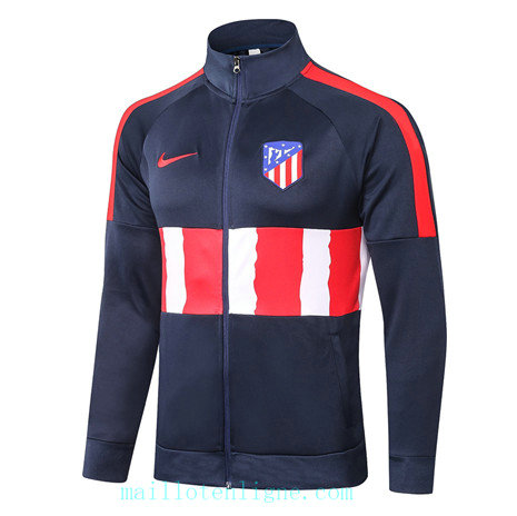 Vestes foot Atletico Madrid 2020 2021 Bleu Marine/Rouge/Blanc