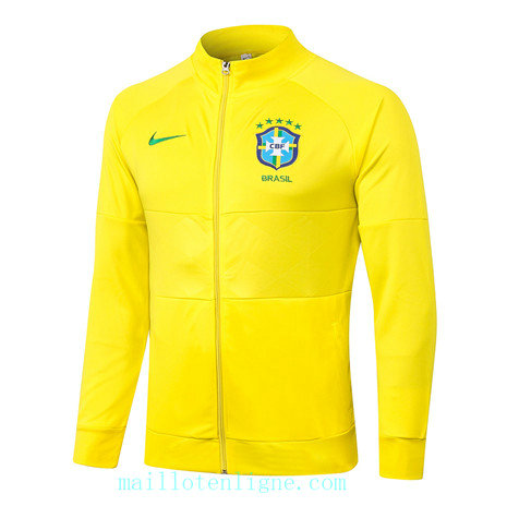 Vestes foot Bresil 2020 2021 Jaune