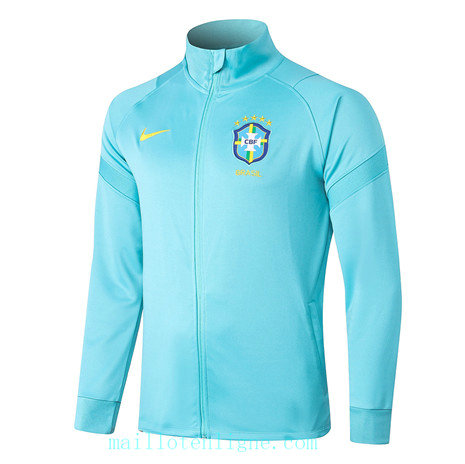 Vestes foot Bresil 2020 2021 Bleu