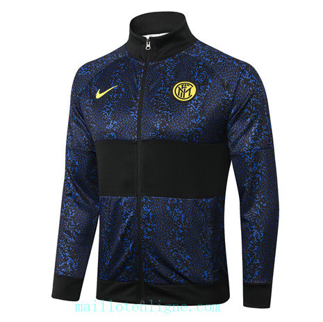 Vestes foot Inter Milan 2020 2021 Bleu Marine/Noir