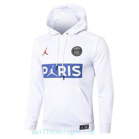 Sweat à Capuche PSG Jordan 2020 2021 Blanc