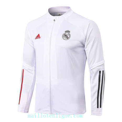 Vestes foot Real Madrid 2020 2021 Blanc