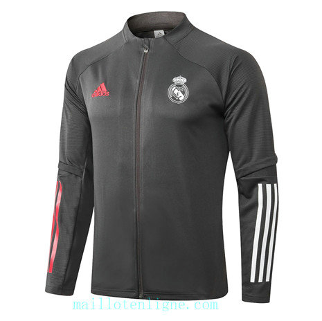 Vestes foot Real Madrid 2020 2021 Gris foncé