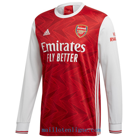 Thai Maillot de Arsenal Domicile Manche Longue 2020 2021