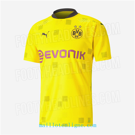 Thai Maillot de Borussia Dortmund Champions League Jaune 2020 2021