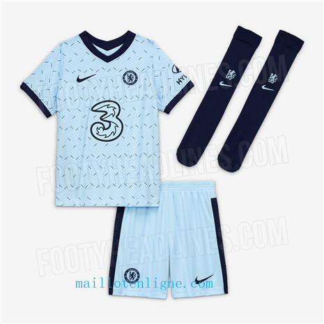 Thai Maillot de Chelsea Enfant Exterieur 2020 2021