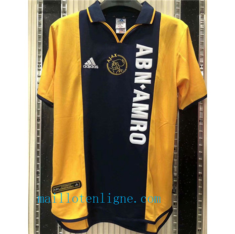 Thai Maillot du Classic Ajax Jaune 2001