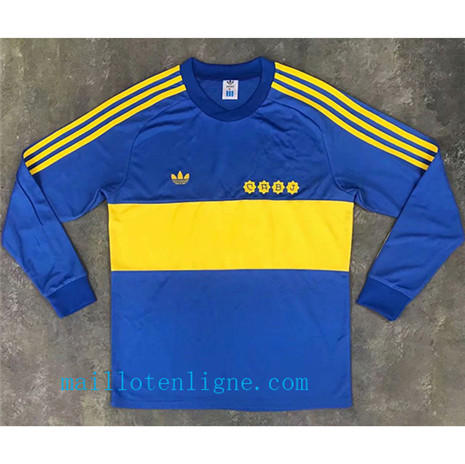 Thai Maillot du Classic Boca Juniors Domicile Manche Longue 1981