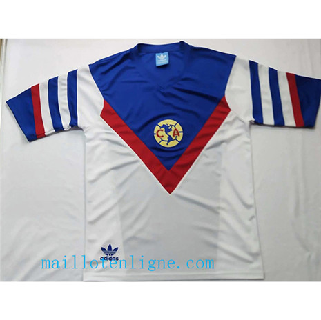 Thai Maillot de Classic CF America Blanc 1987