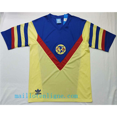 Thai Maillot de Classic CF America Jaune 1987