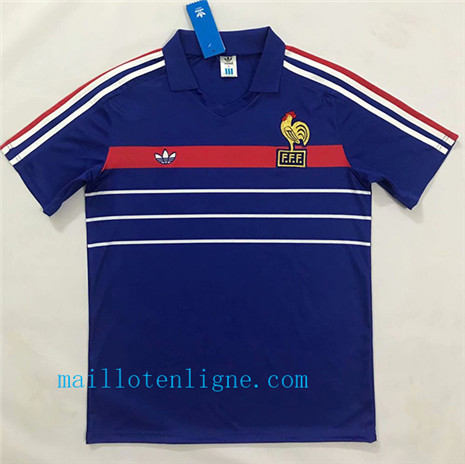 Thai Maillot du Classic France Domicile European Champions 1984-1986