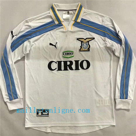 Thai Maillot du Classic Lazio Exterieur Manche Longue 2000-01