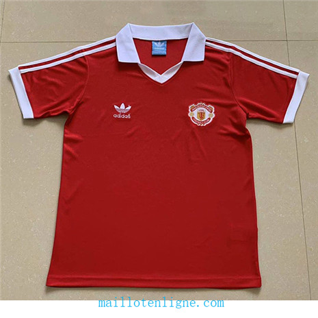 Thai Maillot du Classic Manchester United Domicile 1980