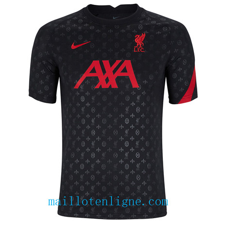 Thai Maillot de Liverpool pre-match training Noir 2020 2021