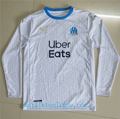 Thai Maillot du Marseille Domicile Manche Longue 2020 2021