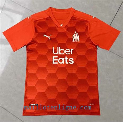 Thai Maillot de Marseille orange 2020 2021