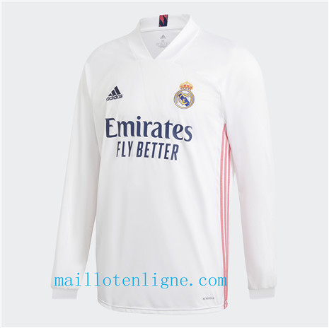 Thai Maillot de Real Madrid Domicile Manche Longue 2020 2021